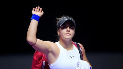 Bianca Andreescu has failed to recover from a knee injury in time for the Dubai Duty Free Tennis Championships. Reuters