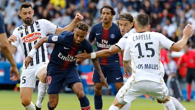 Neymar in action. EPA