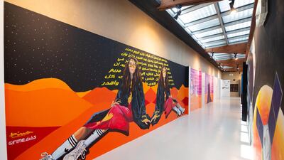 Al Qattara Arts Centre is celebrating its 10th anniversary with two exhibitions, both featuring UAE artists exploring themes relevant to the region. Courtesy Al Qattara Arts Centre