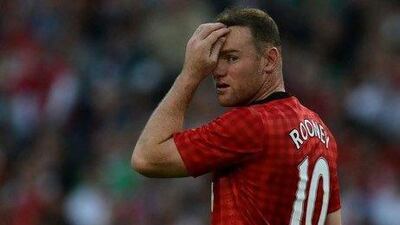 Manchester United striker Wayne Rooney. Patrik Stollarz / AFP