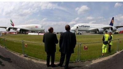 Lufthansa and other European carriers are increasingly concerned about the expansion of Gulf airlines such as Emirates. Fabrizio Bensch / Reuters