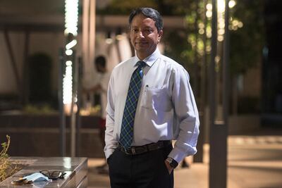 Rajesh Keerthy, a Gen Xer, has invested in real estate in India and South Africa, mutual funds and bonds. Vidhyaa Chandramohan for The National