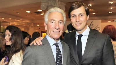 Charles Kushner and Jared Kushner attend LORD & TAYLOR Launches IVANKA TRUMP's Spring 2012 Collection at Lord & Taylor on March 28, 2012 in New York City. Getty Images
