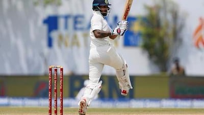 Shikhar Dhawan was India's best batsman as he scored more than a run a ball against Sri Lanka at Galle on Wednesday. Dinuka Liyanawatte / Reuters