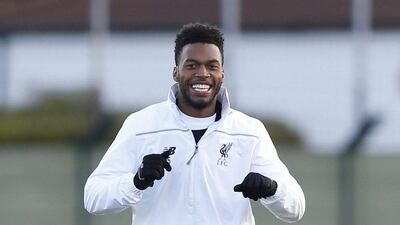 Football Soccer - Liverpool Training - Liverpool Training Ground - 24/2/16Liverpool's Daniel Sturridge during trainingAction Images via Reuters / Carl RecineLivepicEDITORIAL USE ONLY.