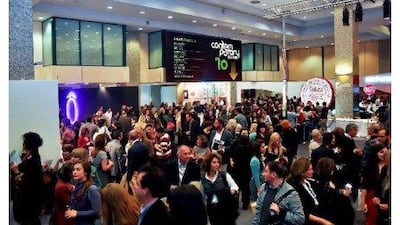 A packed opening night for last year's Contemporary Istanbul art fair. This week the fair returns with more than 3,000 artworks. Courtesy Contemporary Istanbul