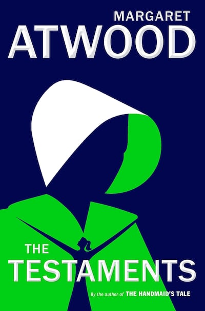 This cover image of 'The Testaments', by Margaret Atwood