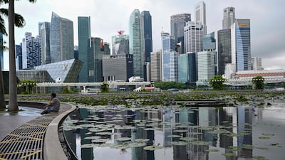 Singapore was among countries that recorded the sharpest increases in debt-to-GDP ratios since the onset of the pandemic. Photo: AFP