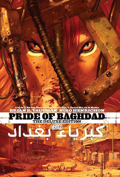 Pride of Baghdad was set during the 2003 war in Iraq. Photo: DC Vertigo