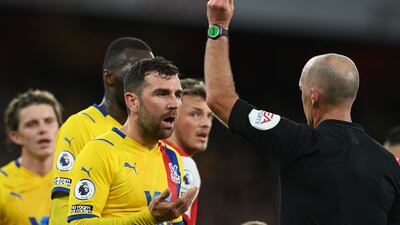 James McArthur - 7: Booked just before break for reckless foul on Saka minutes after he should have picked up yellow card for bringing down Smith Rowe. On a red card knife edge then but didn’t stop him snapping at heels for rest of game. AFP