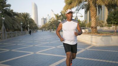 Mark Henaway, whose lifestyle habits were so poor his doctor told him he might not get to see his firstborn complete school, has since turned his life around, losing 22 kilograms in the process. Mona Al Marzooqi / The National