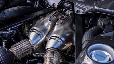 The V6 hybrid powertrain.