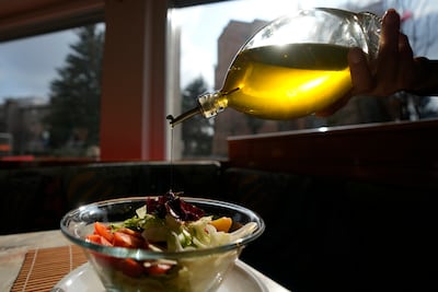 Olive oil is a key ingredient in the Mediterranean diet. AP