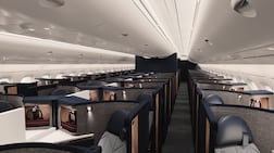 BA's new business class cabin will span the entire upper deck of its A380 jets. Photo: British Airways