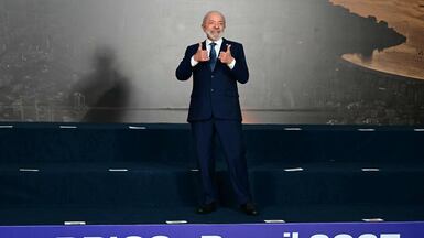 Brazil's President Luiz Inacio Lula da Silva during the Brics summit in Rio de Janeiro. AFP