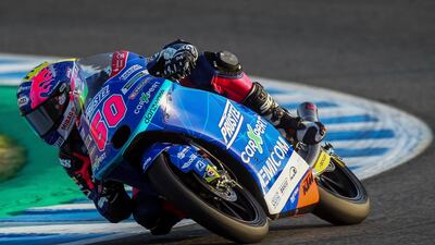 Swiss driver Jason Dupasquier passed away after his crash in Italy. AP