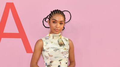Yara Shahidi arrives for the 2019 CFDA fashion awards at the Brooklyn Museum in New York City on June 3, 2019. Reuters