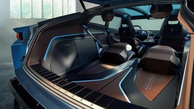 The back seats can be folded down to create more storage space