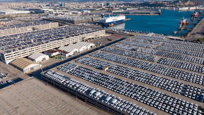 The Noatum Autoterminal in Barcelona. Noatum's operations are expected to receive a boost from the acquisition of Sese Auto Logistics. AD Ports Group