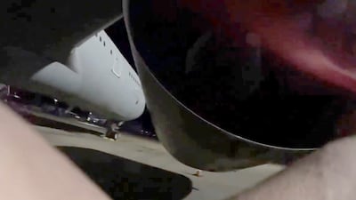 A Palestine Action protester breaks into RAF Brize Norton. Photo: Palestine Action / X