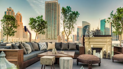 Popular Downtown Dubai terrace lounge Treehouse has spectacular cityscape views. Photo: Treehouse Dubai