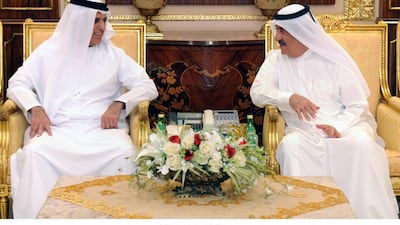 Sheikh Saud bin Rashid Al Mualla, Ruler of Umm Al Quwain, on Monday met Sheikh Saud bin Saqr Al Qasimi, Ruler of Ras Al Khaimah, to discuss means of serving the nation and its citizens. Wam