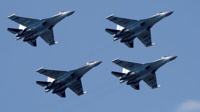 The US applied sanctions to China over its purchase of Sukhoi Su-35 fighters and missiles from Russia. Reuters