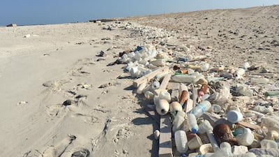 Plastic pollution threatens marine habitats. Shamsa Al Hameli