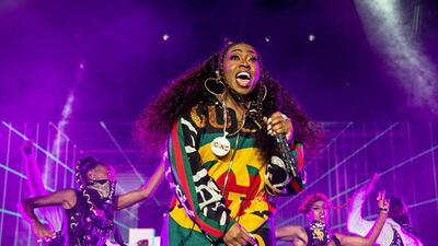 Missy Elliott performs at the 2018 Essence Festival in New Orleans. Elliott, one of rap’s greatest voices and also a songwriter and producer who has crafted songs for Beyonce and Whitney Houston, is one of the nominees for the 2019 Songwriters Hall of Fame. AP