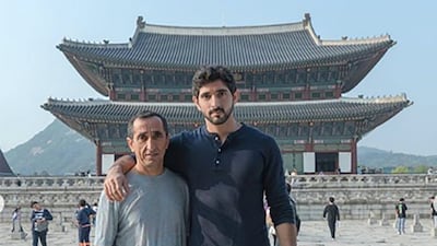 Sheikh Hamdan bin Mohammed, Crown Prince of Dubai, in Seoul, South Korea.