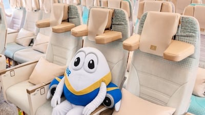 Ryanair poked fun at Emirates new U-Dream Headrest. Photo: Ryanair / X