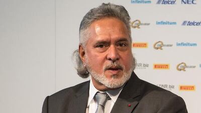 Vijay Mallya, pictured here at the Silverstone motor racing circuit near Towcester, central England on February 22, 2017, has been arrested by British police. Oli Scarff / AFP