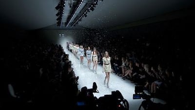 Burberry's spring/summer 2010 collection was shown at London Fashion Week in the traditional way but the new live screenings represent a step forward.