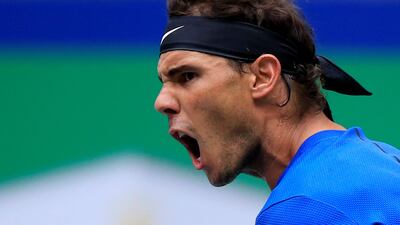Rafael Nadal showed plenty of emotion against Grigor Dimitrov on Friday. Aly Song / Reuters