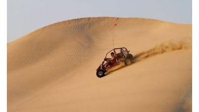 The Barracuda sand buggy is built for extreme performance, as is demonstrated by Emil Khneisser, owner of Fury Team and sole distributor for the UAE.