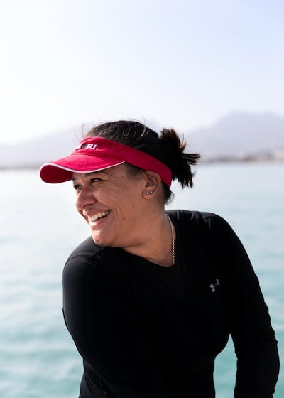 Tandi McRae hopes the project will help marine life to thrive in the coming years. Reem Mohammed / The National