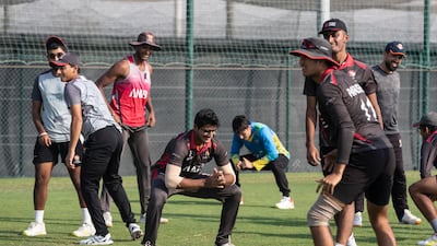 Players attend a Desert Vipers training session at Jebel Ali Shooting Club.