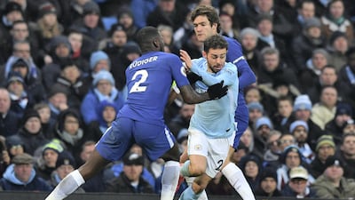 10. Manchester City 1-0 Chelsea, March 4 Chelsea’s incredibly negative tactics were a sign of how City have demoralised their rivals. The leaders’ mastery was apparent in the way they completed a Premier League record 902 passes, with Ilkay Gundogan responsible for 167 of them. Bernardo Silva scored the winner to put City 18 points clear and all but seal the title. Anthony Devlin / AFP