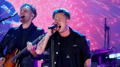 OneRepublic will be performing in Abu Dhabi next month. AFP
