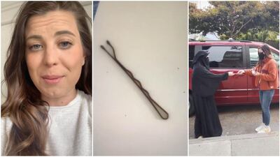 Demi Skipper (left) from San Francisco has successfully traded from a hair clip to a car. TikTok / trademeproject