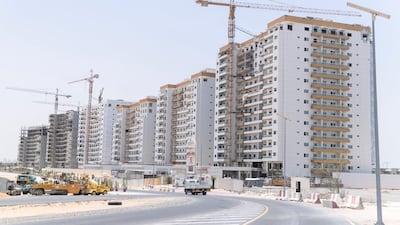 Work on a new apartment district is under way. Last year a $163 million (Dh598m) contract was awarded to Al Adnan Contracting to build six towers in the same community