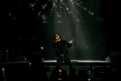 Faisal Kapadia during his Dubai performance, marking a new chapter with songs from his debut solo album Zindagi Jahaan Le Jaaye. Photo: Umeed 2025