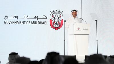 Chairman of the Abu Dhabi Department of Economical Development. Chris Whiteoak / The National