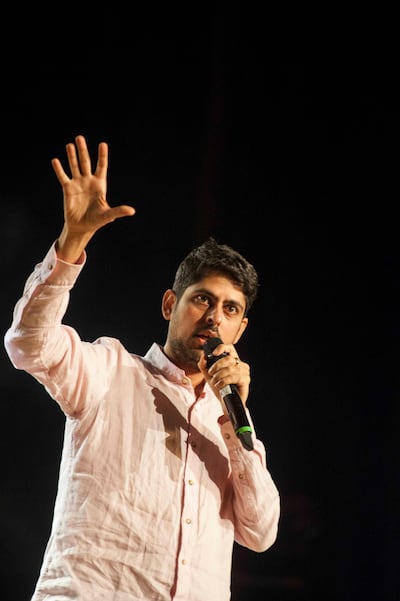 Varun Grover says he feels 'powerless' in the post-truth era. Photo by Shiv Ahuja
