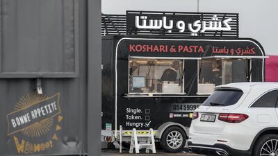 The island also has food truck facilities. Antonie Robertson / The National