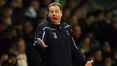 Harry Redknapp, the Tottenham Hotspur manager, believes the title race is now a two-horse affair between Manchester United and Chelsea.