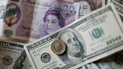 The pound plunged to a record low against the dollar on September 26, 2022. AFP