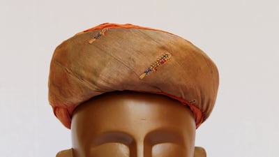 Kasabi Pagdi made of hand woven cotton, popular among high caste Nagar officers, diplomats and wealthy individuals