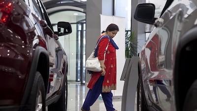 Comprehensive insurance policy premiums range from Dh1,300 for saloons to Dh2,000 for SUVs. Silvia Razgova / The National