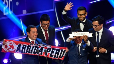 The FIFA Fan Award goes to Peruvian fans. EPA